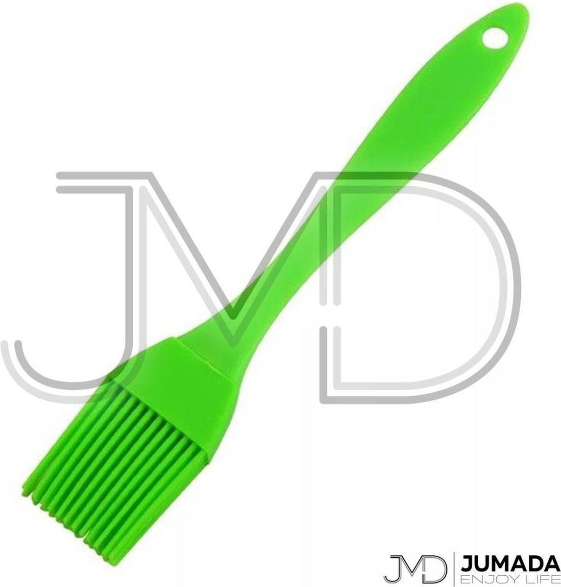 Jumada's Bakkwast - Boterborstel - Olieborstel - Invetkwast - Boterkwast - Barbecue Kwast - Siliconen - Groen