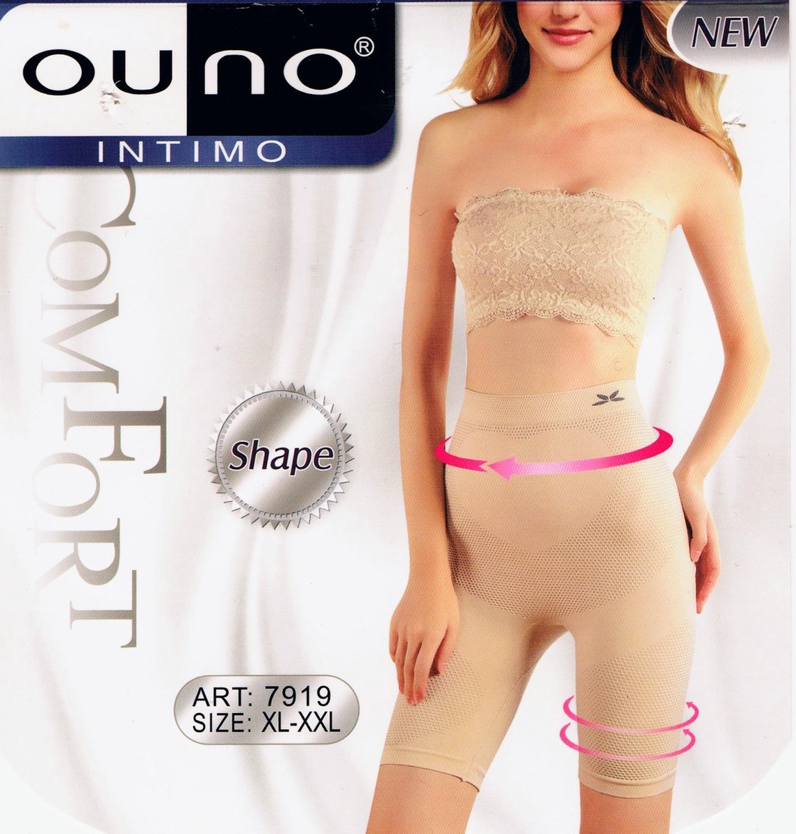 Corrigeren ondergoed Shapewear voor buik billen en dijen Zwart Maat M/L