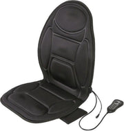 A&K 2 in 1 Massage & Warmte Autostoel Mat - Verwarmingskussen Massagekussen auto of thuis - 12V & 220V verwarming zitkussen - Rug nek schouders dijen billen - stoelverwarming - 5 massagepunten 4 standen