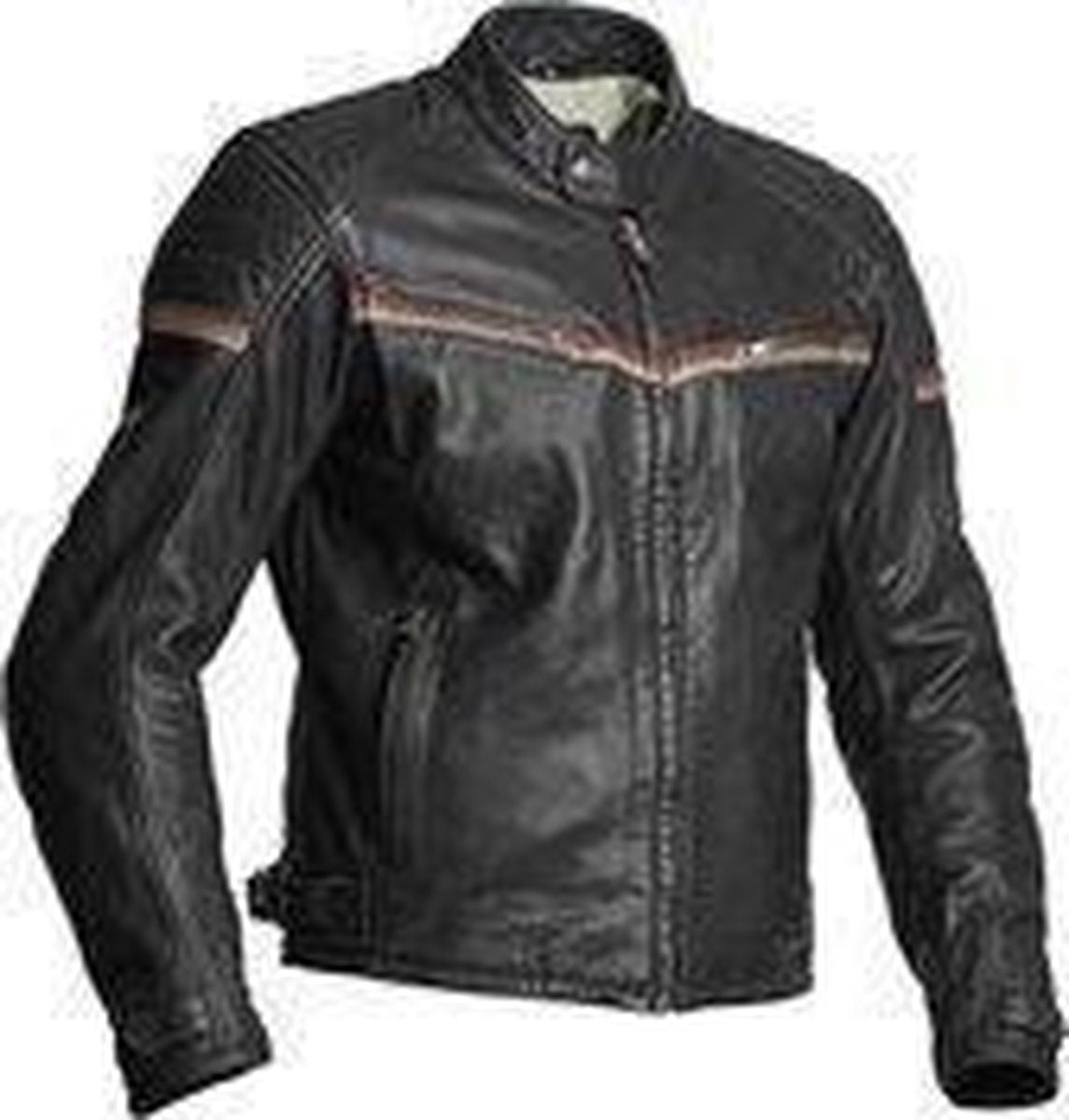 Halvarssons leren motorjack Eagle zwart/rood 48