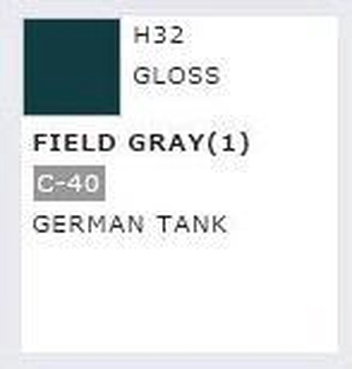 Mrhobby - Aqueous Hob. Col. 10 Ml Field Gray 1 (Mrh-h-032)