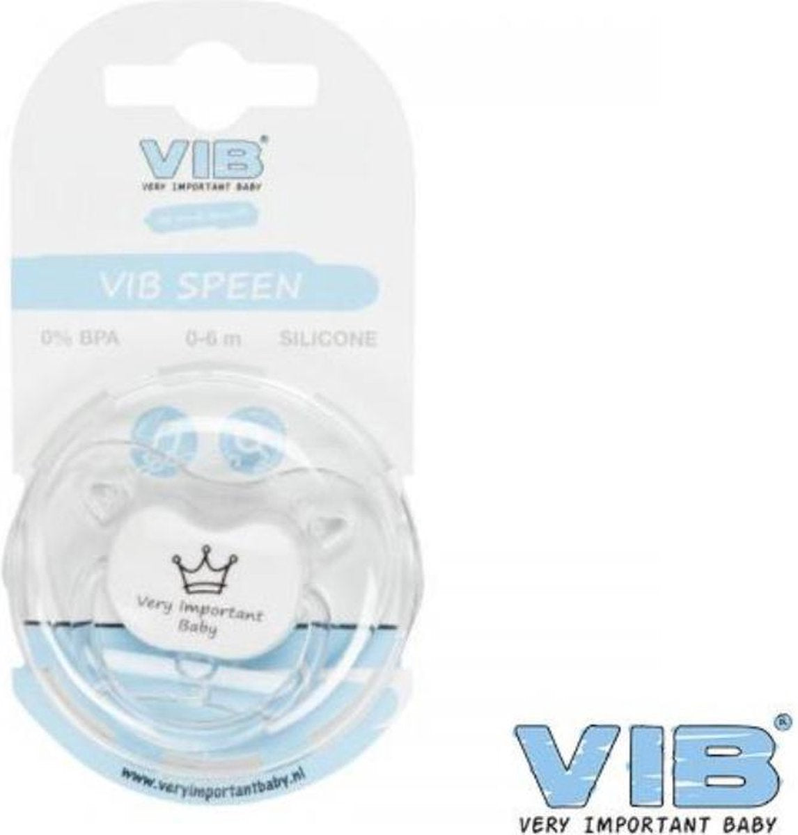 VIB Fopspeen Transparant  Very Important Baby