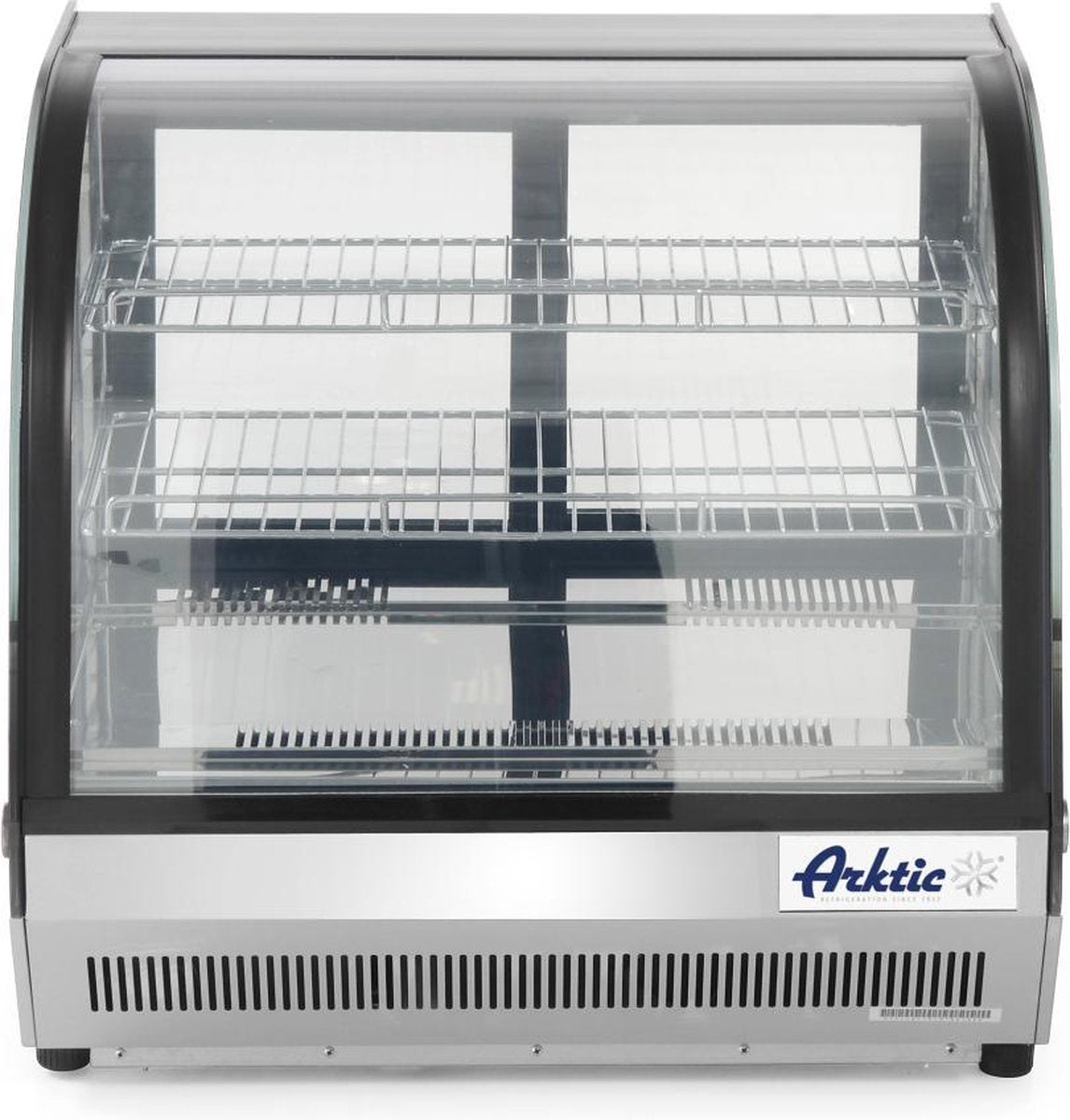Arktic Gebaksvitrine Tafelmodel | 110 Liter | 3 Plateaus | 70x55