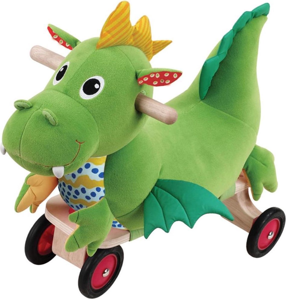 Loopwagen Wonderworld Draak 60x31x47 cm