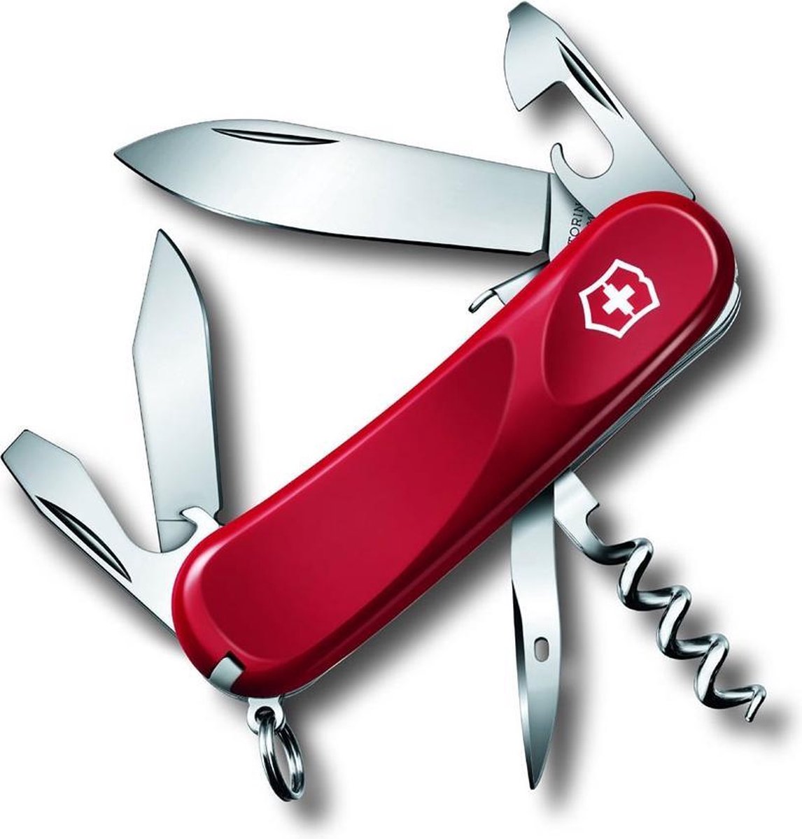 Victorinox EvoGrip S101 Zakmes - 12 Functies - Rood/ Zwart