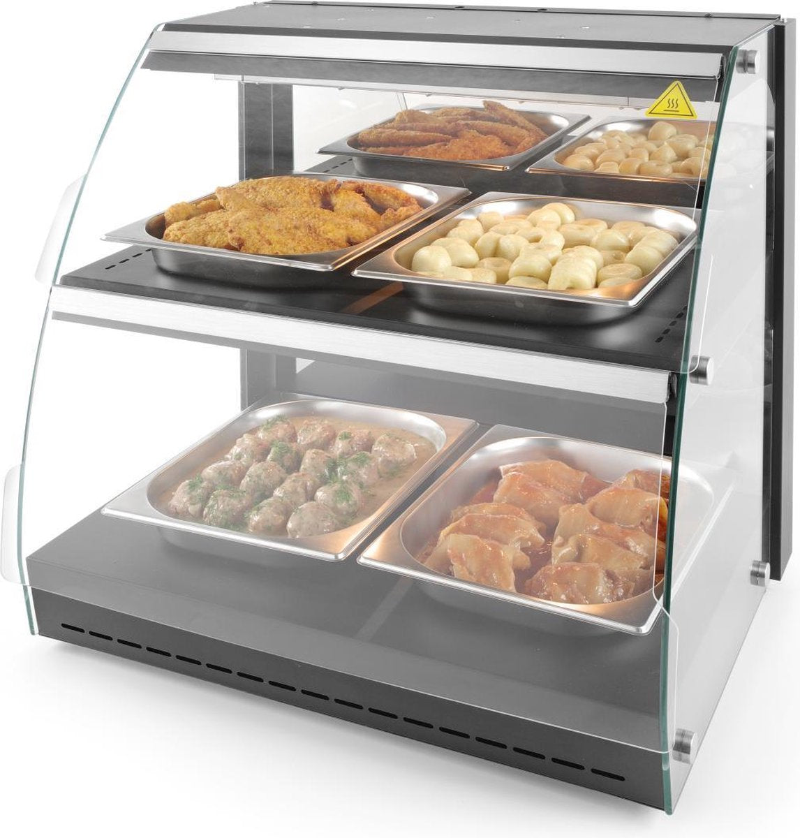 Hendi Warmhoudvitrine 2-Etages - Quartz