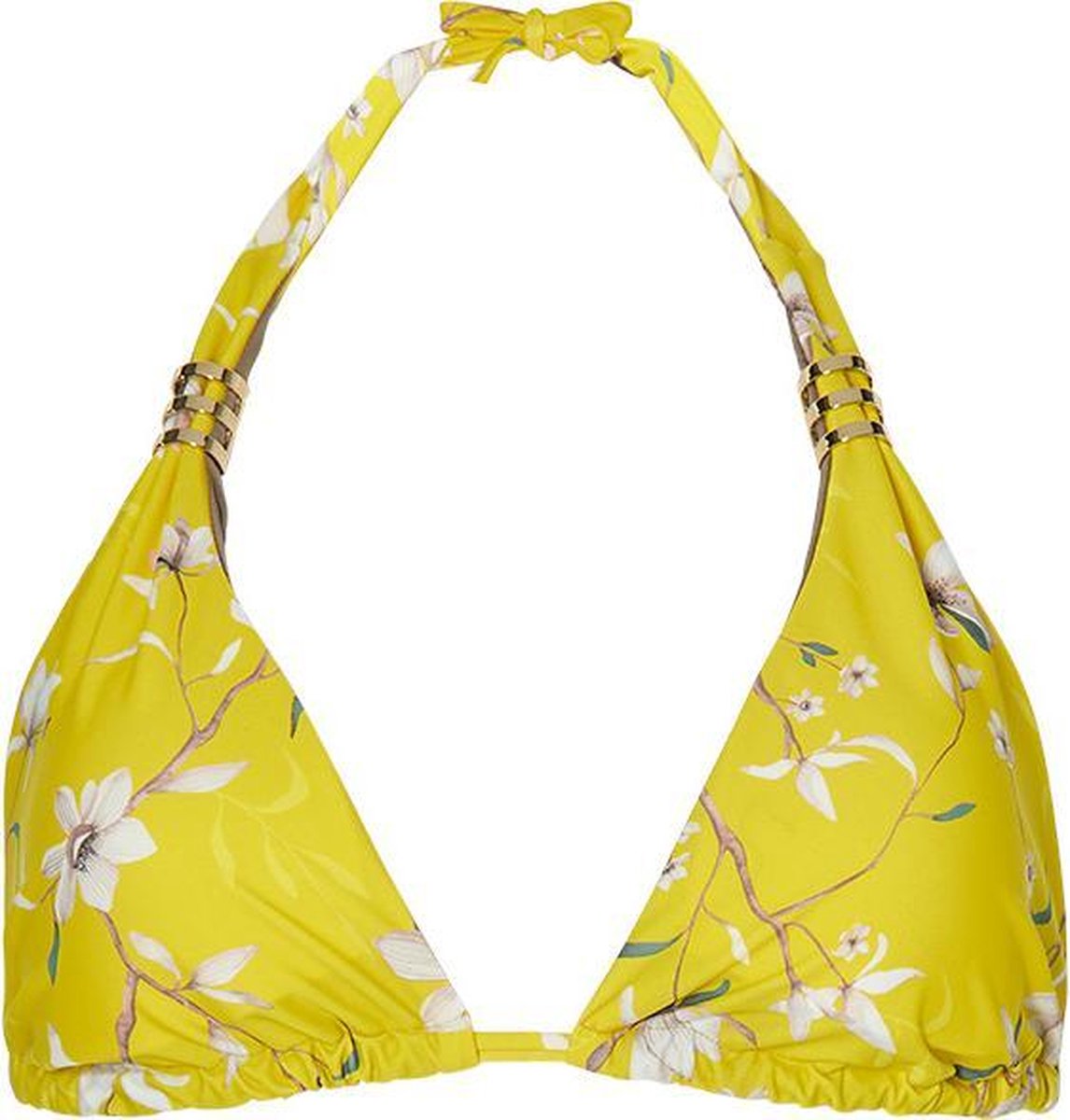 Sapph 10S Audrey Triangle Halter Dames Multi Yellow-40