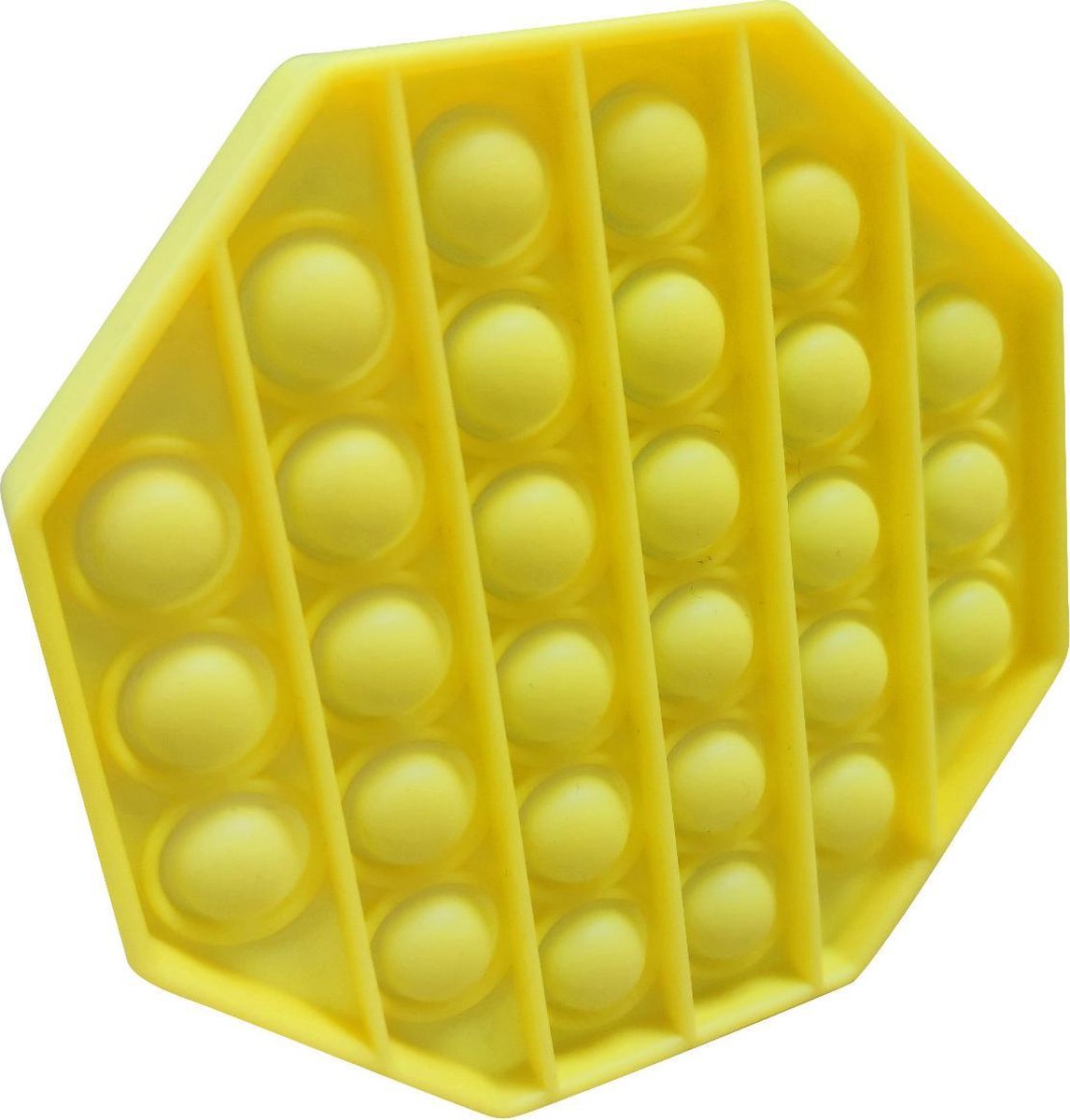 Premium Kwaliteit Pop-It Fidget | Anti Stress Speelgoed | Tik-Tok Fidget | Achthoek Geel