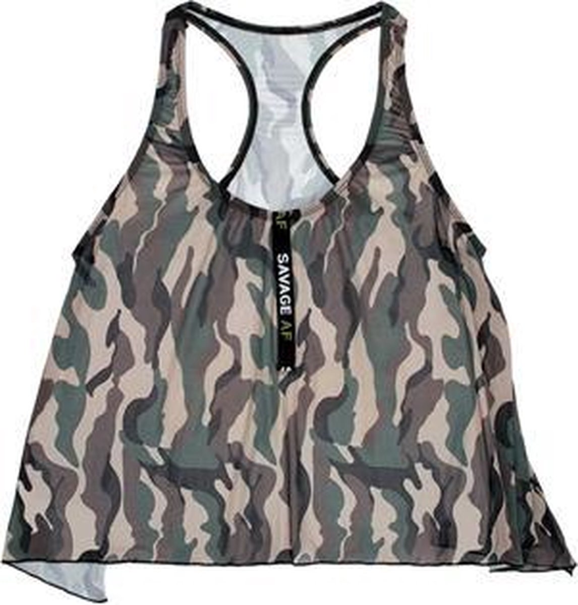 Bundle - Vibes - Racerback Top Camouflageprint 90 B met glijmiddel
