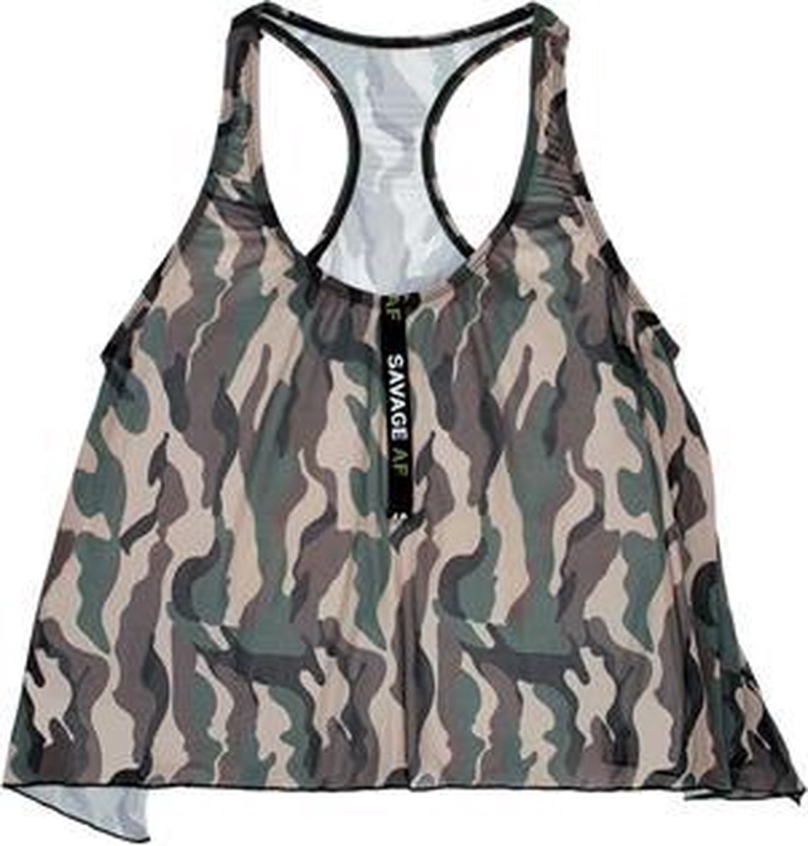 Racerback Top Camouflageprint - S/M