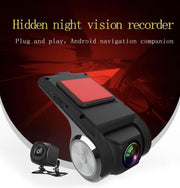 Dashcam Night Vision Full HD Loop Opname 1080P USB ADAS GPS + WiFi Dual camera + 32GB SD card