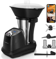 Aigostar Power Cook 33ICM - Multifunctionele keukenmachine - Foodprocessor - Multicooker - Zwart