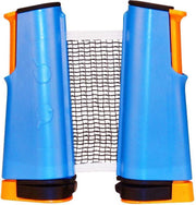 Get & Go Tafeltennisnet - Oprolbaar - Kobalt/Oranje/Zwart