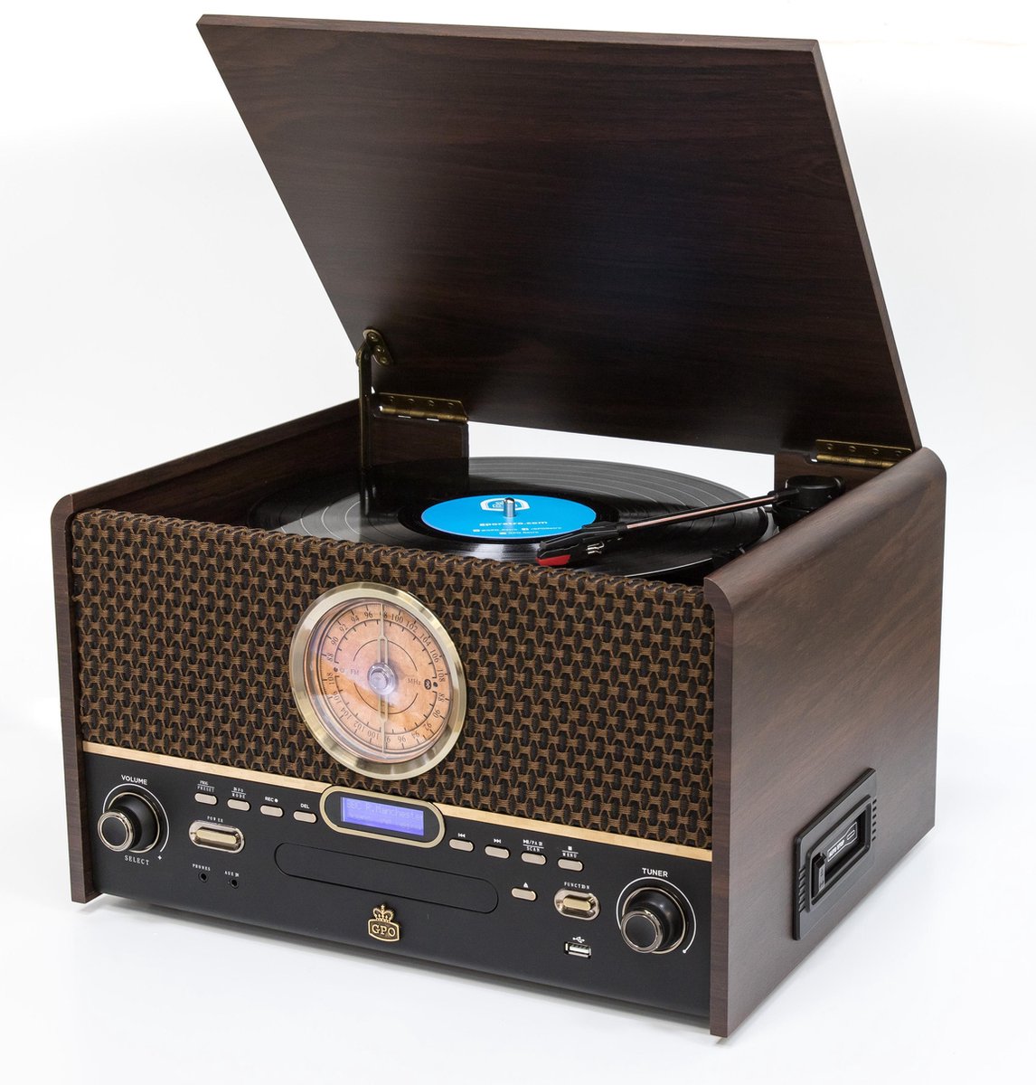 GPO CHESTERTONDAB - Retro muziek center met DAB+