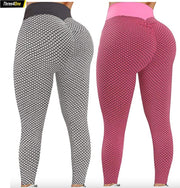 Sportlegging dames 2STUKS XL – legging dames meisje - Tiktok legging – Grijs & roze