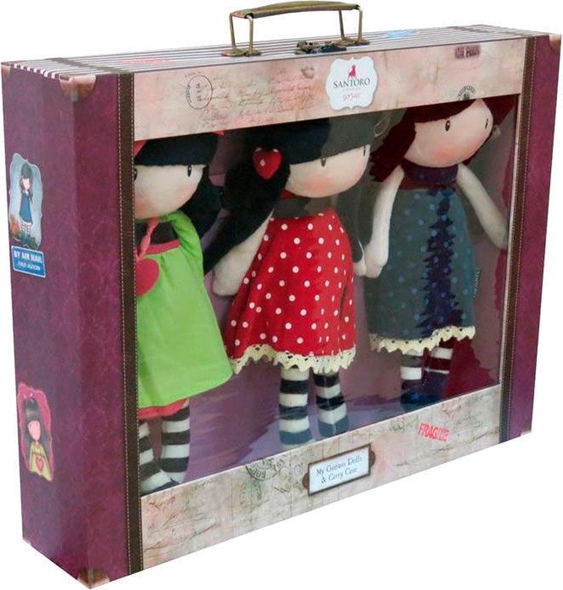 SANTORO LONDON SET VAN 3 POPPEN