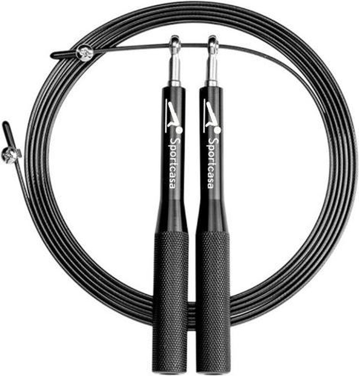 Springtouw - SpeedRope - Jumprope - Sport - Aluminium - Griphandvat - Boksen + crossfit - Workout - Fitness - Aeroob