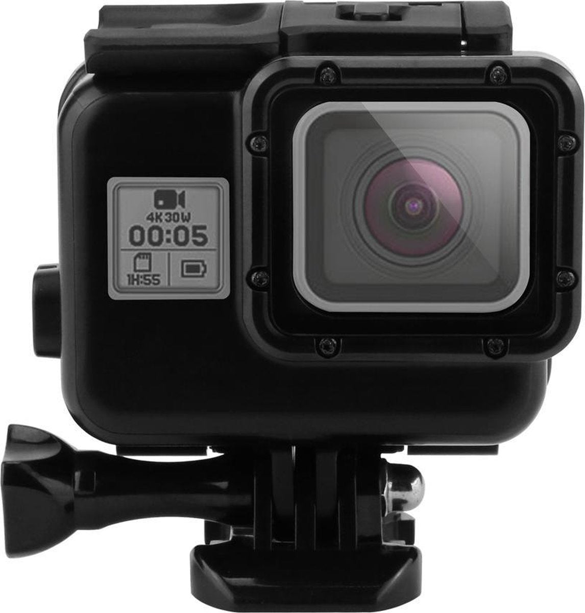 SportsCam Waterdichte ZWARTE behuizing tot 30 meter voor Hero5 / 6 / 6 (Blackout)
