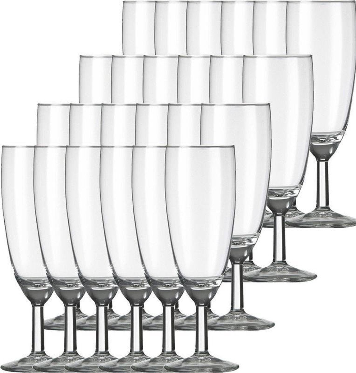 18x Champagneglazen/flutes transparant Vinata 150 ml - 15 cl - Champagne glazen - Champagne drinken - Champagneglazen van glas