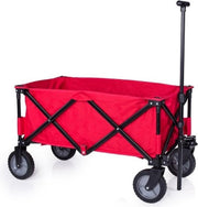 TimeCares - Bolderkar - Opvouwbaar - Reizen - Vakantie - Handkar - Tuinwagen - Bagage - Inklapbaar - Ergonomisch - Rood