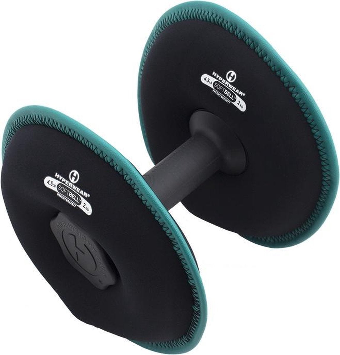 Hyperwear SoftBell Dumbbell 4 kg (9 lbs) - groen