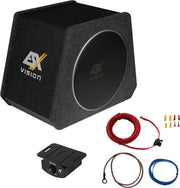 ESX V800A + Gratis Kabelset Actieve 8″ Subwoofer Behuizing