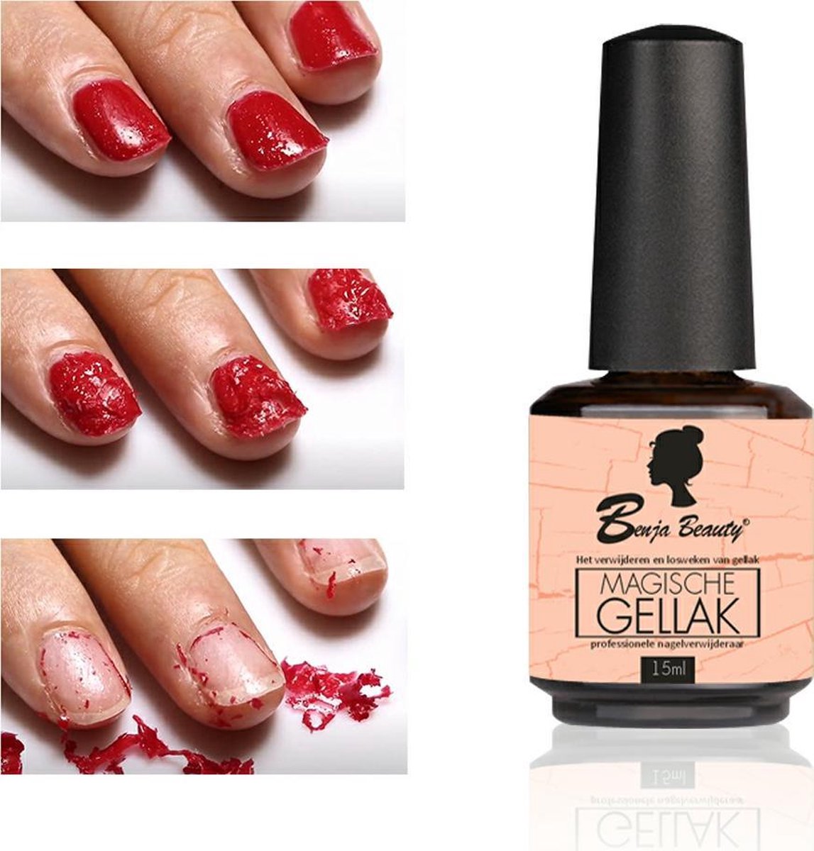 BenjaBeauty®Gellak remover|Nagellak|Pedicure|Manicure|Gel polish