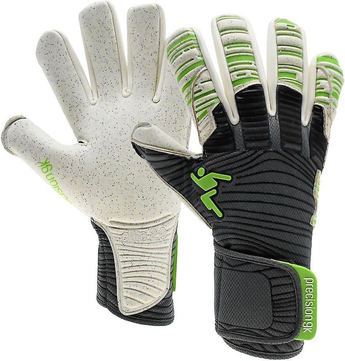 Precision Keepershandschoenen Elite 2.0 Quartz Zwart/wit Mt 8