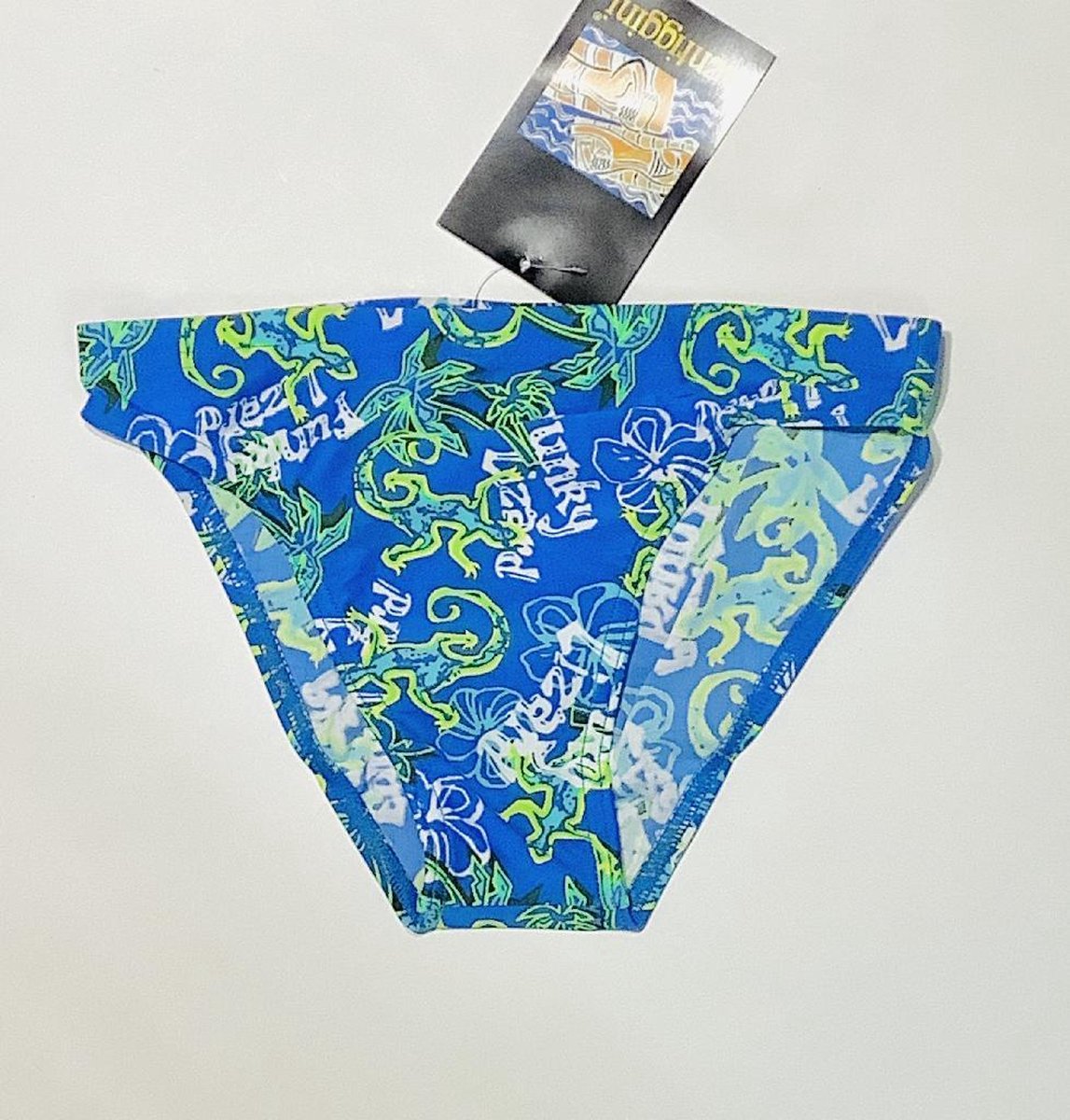 Lentiggini zwembroek lime maat 128