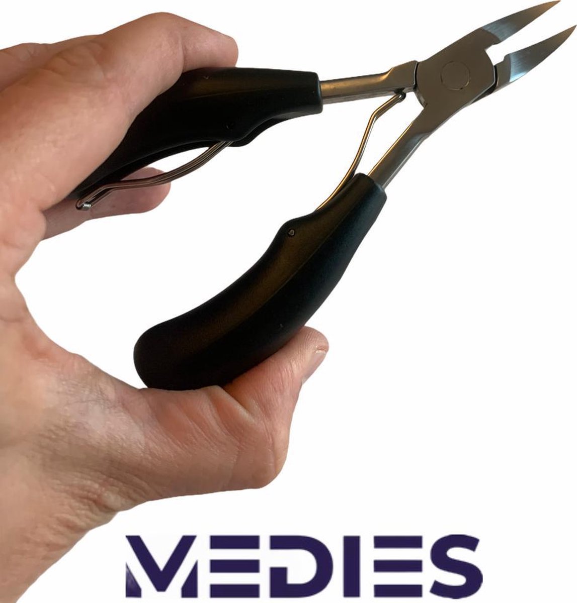 Medies - nageltang voor harde teennagels | nagelknipper teennagels | nageltang voor ingegroeide teennagel | nageltang kalknagels | nageltang voor teennagels | nagelknipper voeten | nageltang voor pedicure | nageltang - knipveer systeem