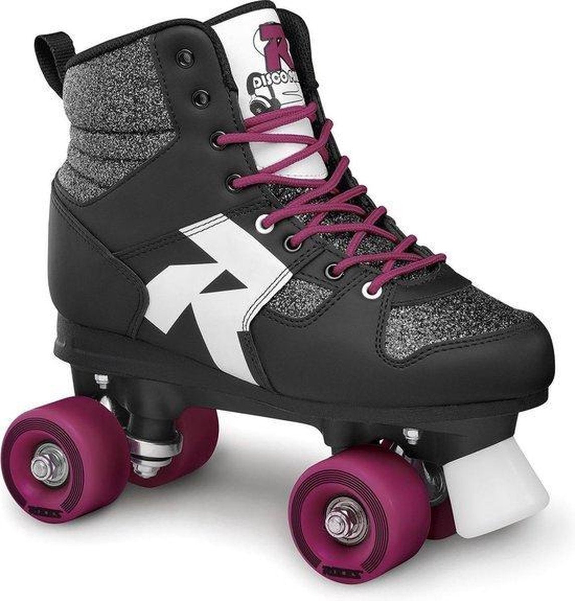 Roces Rolschaatsen Disco Palace Glitter Zwart Maat 41