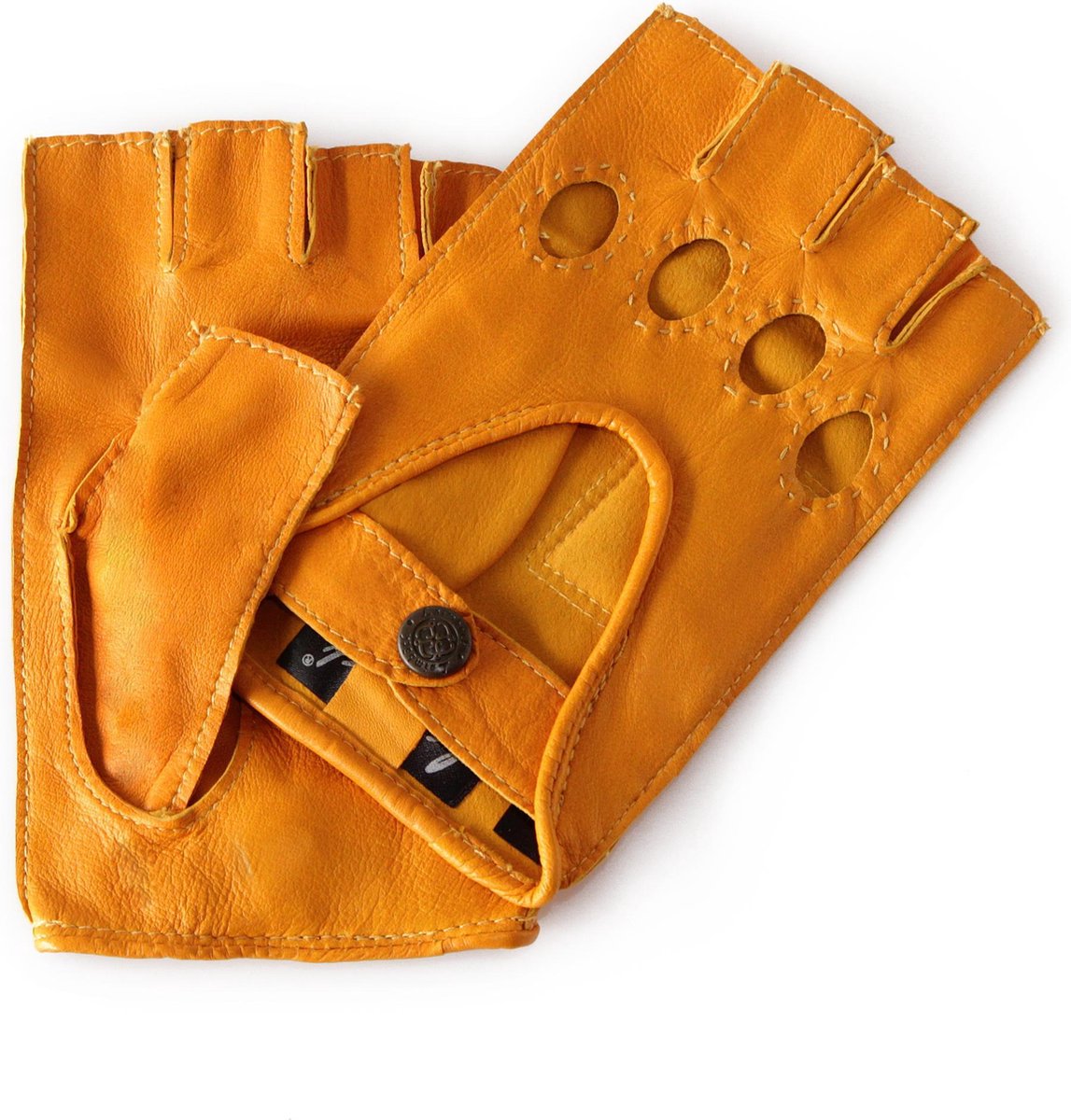 leren autohandschoenen dames model Whitsunday Color: Yellow