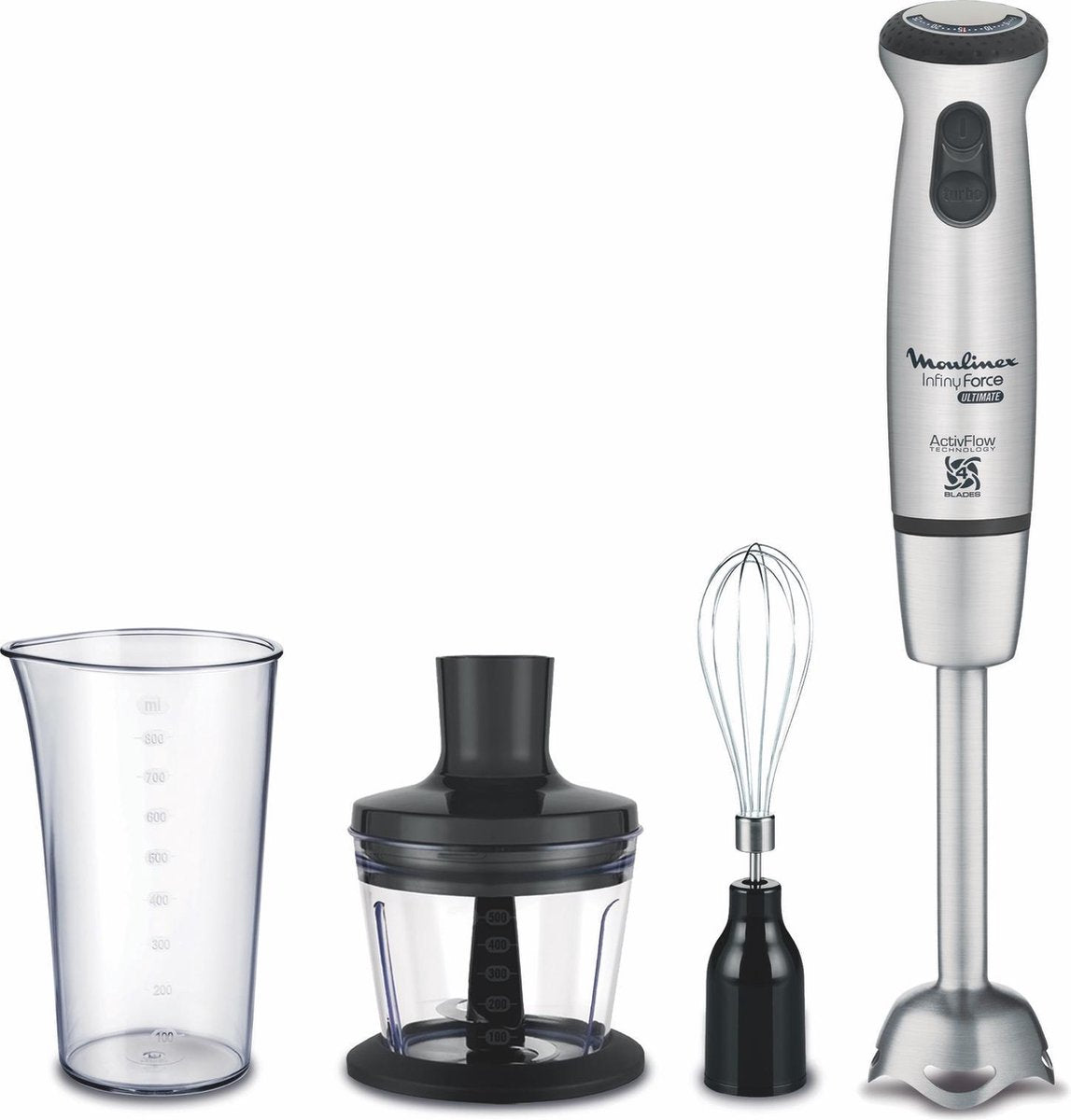 Moulinex Infinyforce Ultimate DD87KD - Staafmixer
