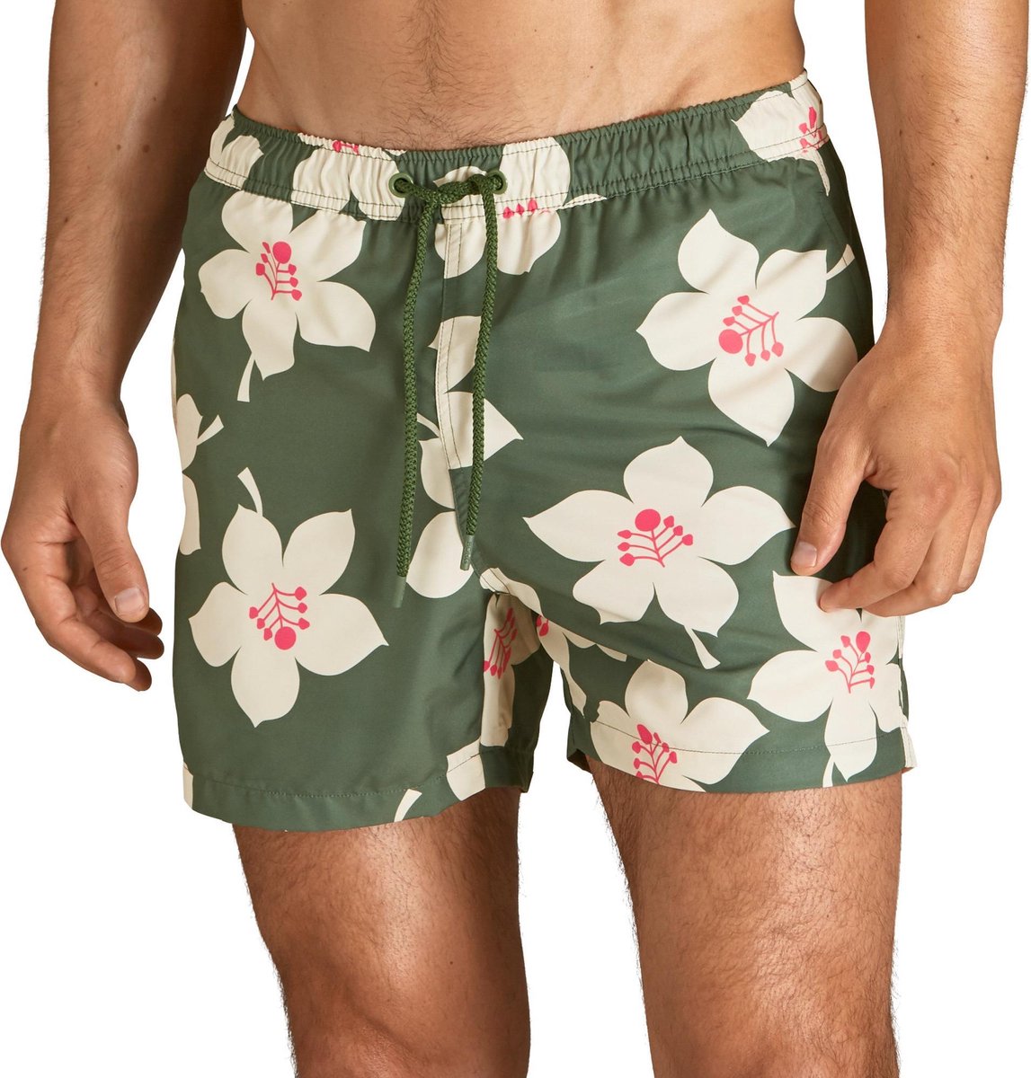Björn Borg Loose Shorts Sylvester Floral Green - heren zwemshort maat XL
