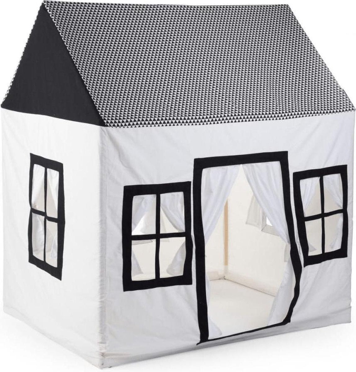 Childhome Speelhuis 125 X 95 X 145 Cm Zwart/wit