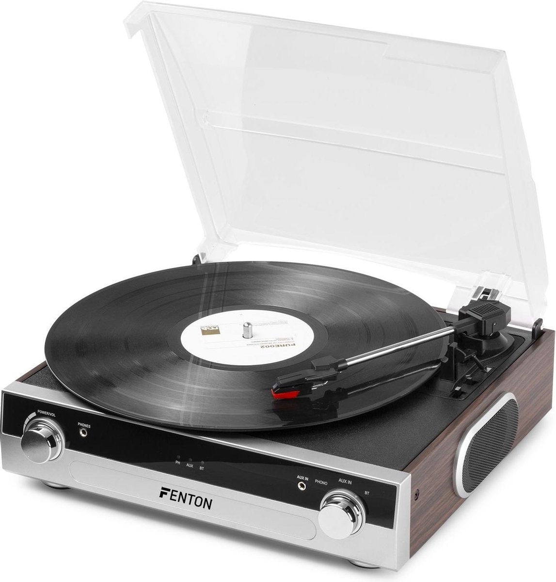 Platenspeler Bluetooth - Fenton RP102A stereo platenspeler met Bluetooth