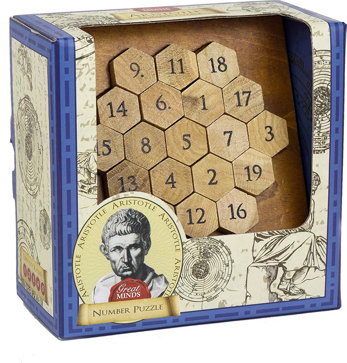 Great minds - Aristotles Number Puzzle - Engels - 8+ jaar