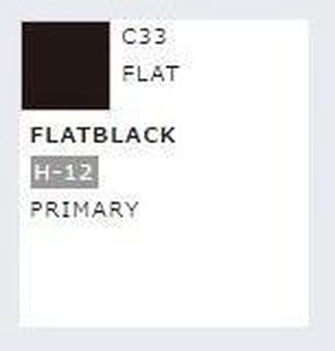 Mrhobby - Mr. Color 10 Ml Flat Black (Mrh-c-033)