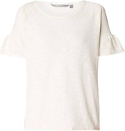 Top Moscow Gemeleerd - Off White - Maat L