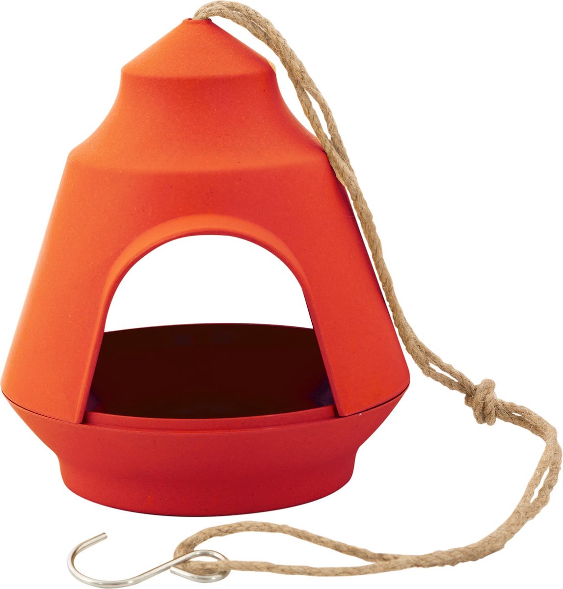 Point-Virgule - Voederhuisje voor tuinvogels - Hangend - Oranje – 18x17