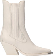 Bronx Dames Enkellaarsjes Low-kole 34159 - Wit - Maat 39