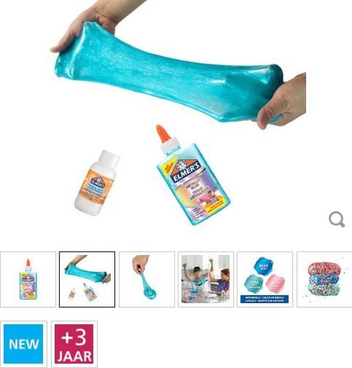 Kinderlijm Elmer's metallic 147ml blauw