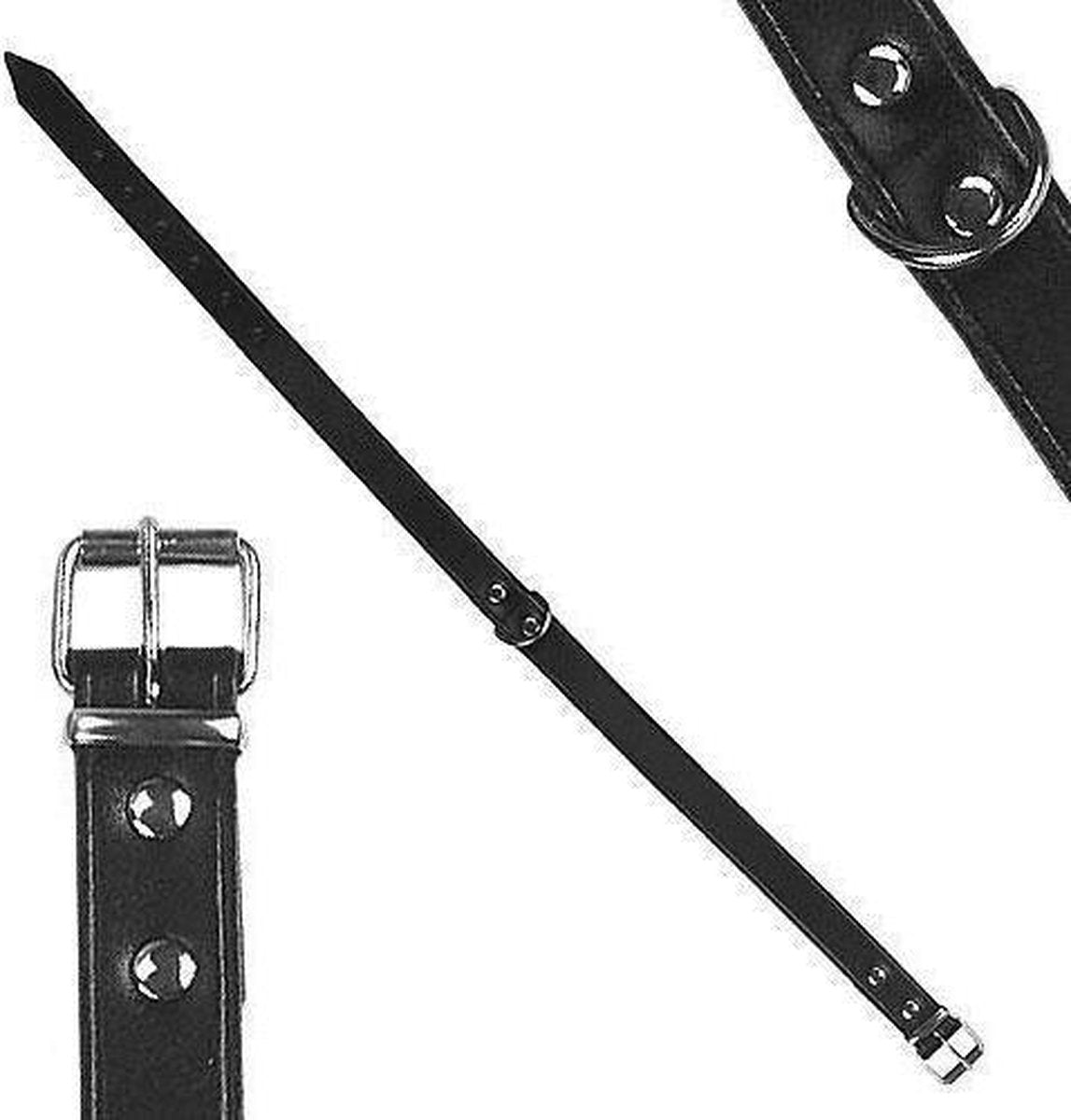 Kerbl Halsband Mexica Zwart 47cm/18mm