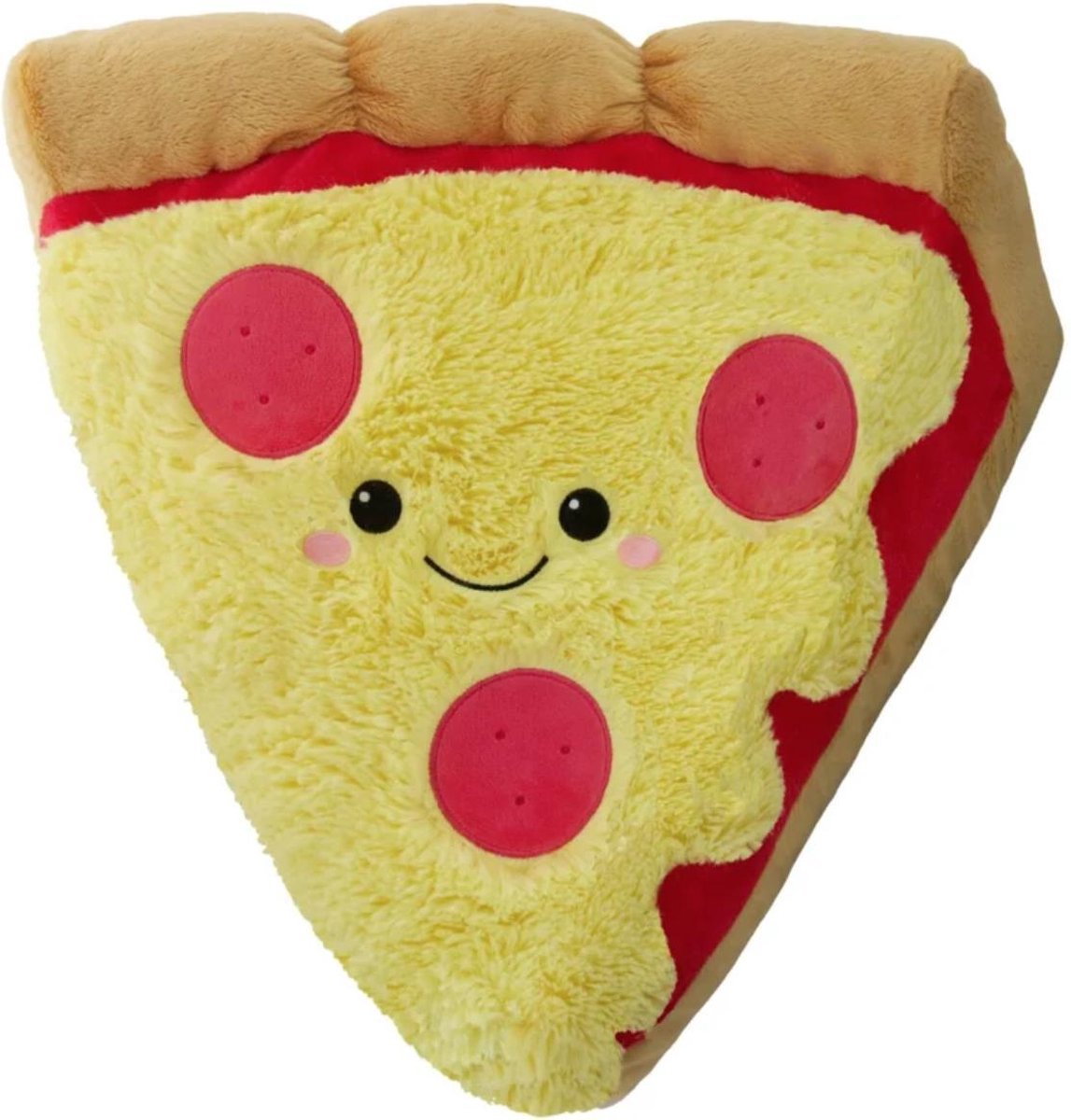 Schattige Kawaii Squishable knuffel - 15 inch/38cm Pizza Slice plush (mega groot)
