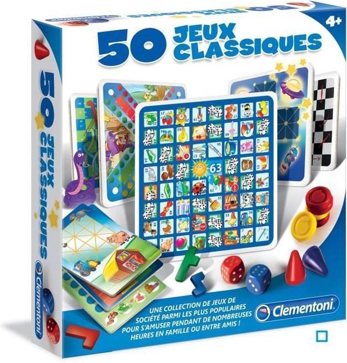 CLEMENTONI - 50 klassieke spellen - Bordspel