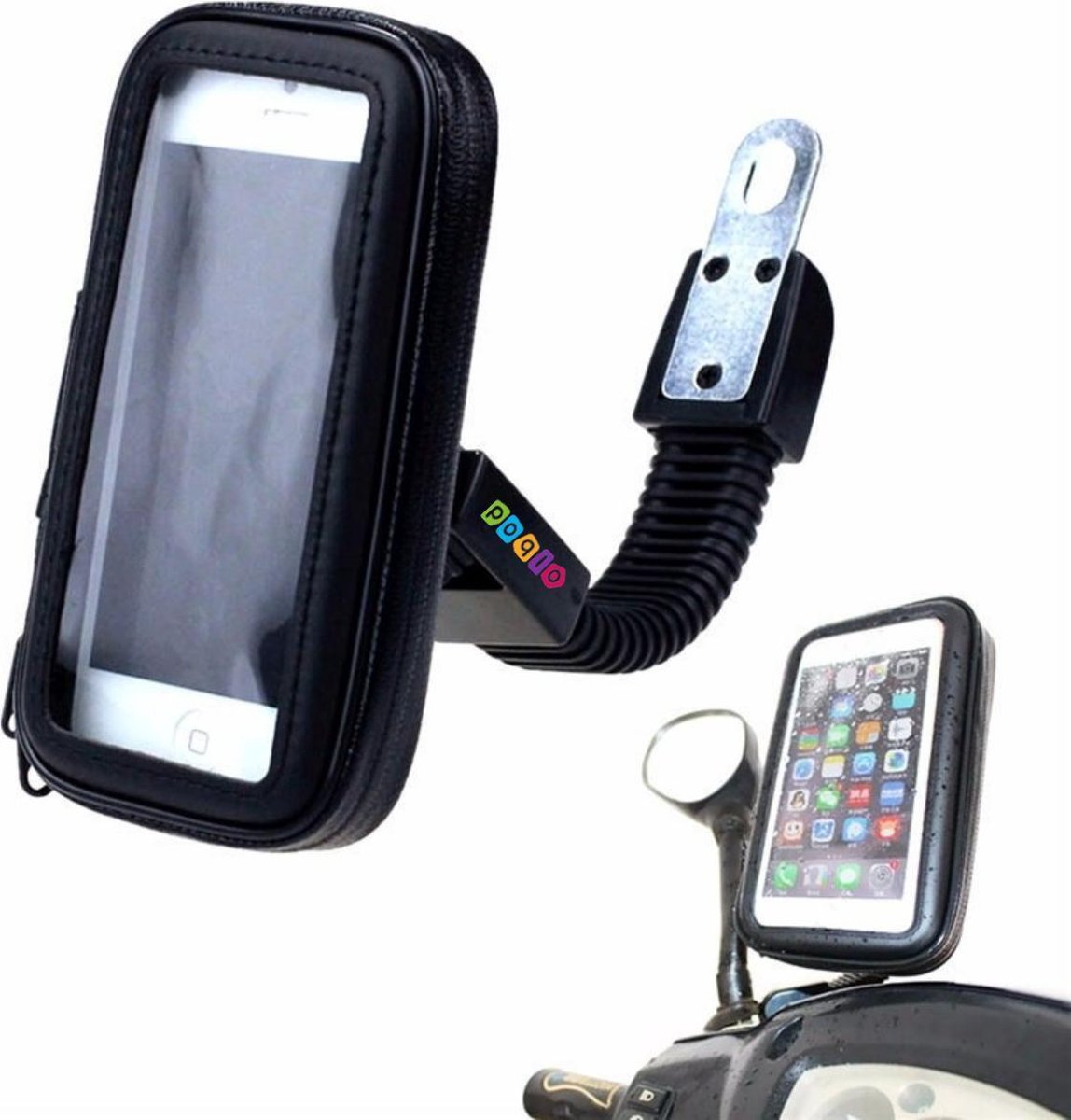 Universele iPhone Houder - GPS Houder voor Fiets en Motorstuur -  iPhone Mount - Waterdicht - Handlebar GPS Mount