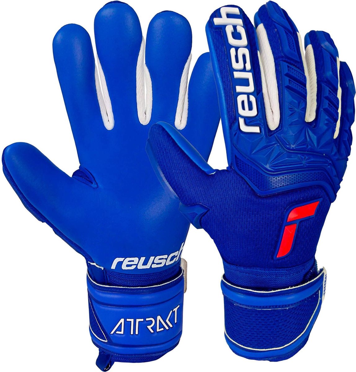 Reusch Attrakt Freegel Silver Finger Support Junior - Keepershandschoenen Kinderen - Maat 5