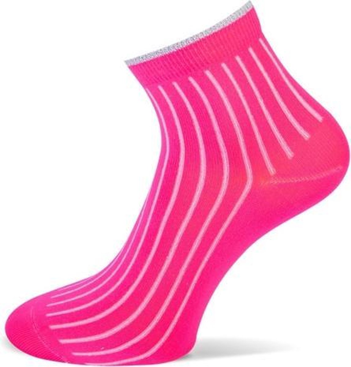 Marcmarcs Dames Shortsock | Fluor Roze | Juna