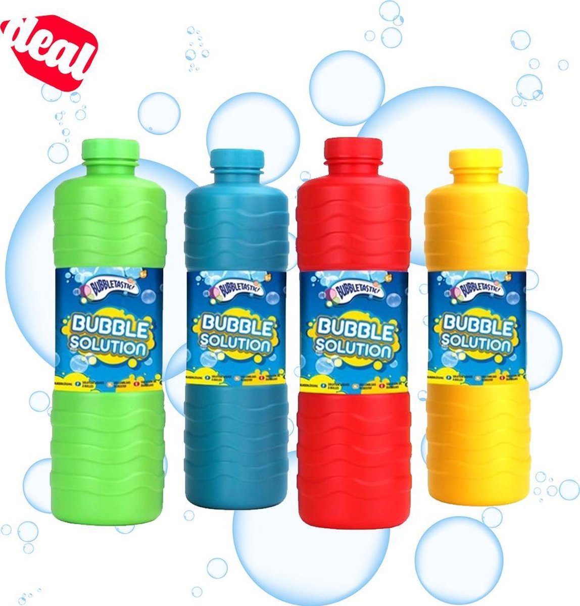 Deal Bubble Solution Bellenblaas Navullingen 4 x 1 liter