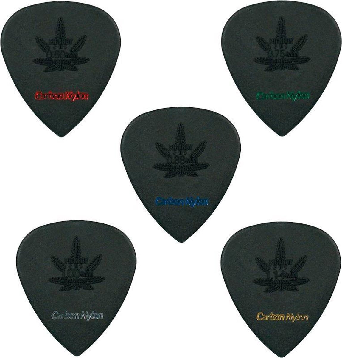 Plectrum Modulous SET 0.60mm-1.14mm 5-pack Pickboy